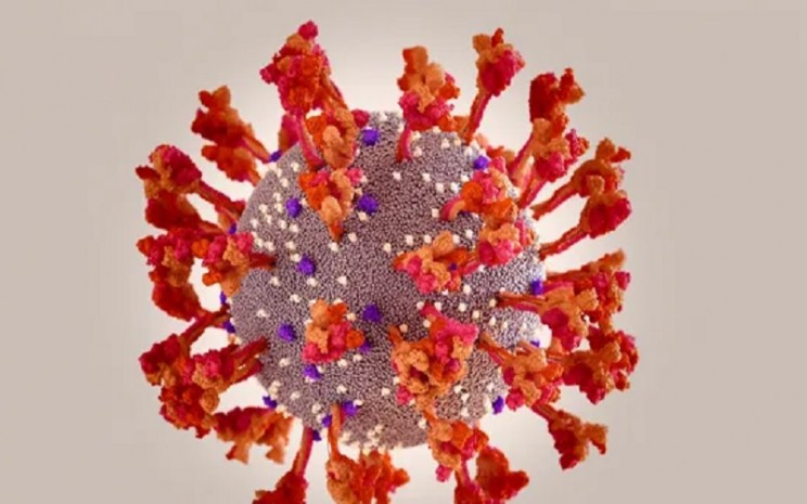 Tangkapan layar- Ilustrasi Virus Corona varian Omicron. JIBI - Bisnis/Nancy Junita