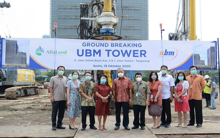 Groundbreaking UBM Tower di Kampus Serpong Alam Sutera pada 19 Oktober 2020 - Dok.Perusahaan. 