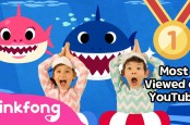 Video Baby Shark Jadi Video yang Paling Banyak Ditonton, 10 Miliar Kali!