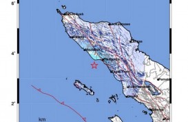 Gempa Magnitudo 4,9 Getarkan Nagan Raya  