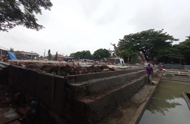 Kendala Anggaran, Pembangunan Landmark Taman Pataraksa Cirebon Terhenti