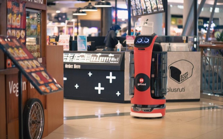 Keterangan foto: Robot Otomatis untuk Fitur Order Sekaligus di GoFood