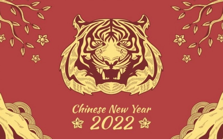 ilustrasi shio macan air saat Tahun Baru Imlek 2022 - Freepik