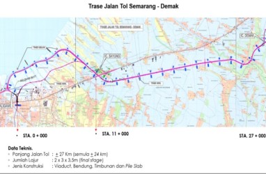 Sudah Setengah Jalan Lebih, Tol Semarang-Demak Seksi 2 Rampung Tahun Ini