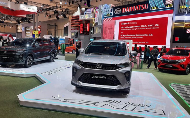 Daihatsu meluncurkan All New Xenia di Gaikindo Indonesia International Auto Show atau GIIAS 2021.  - ADM