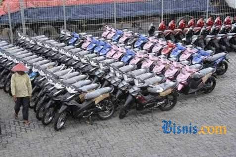 Ilustrasi Pasar Sepeda Motor - Bisnis.com