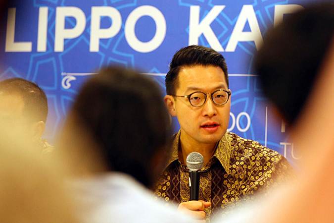 CEO PT Lippo Karawaci Tbk. John Riady memberikan penjelasan saat halalbihalal dengan media, di Jakarta, Kamis (20/6/2019). - Bisnis/Abdullah Azzam