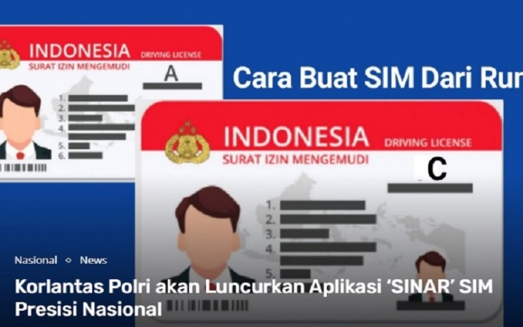Cara Pendaftaran SIM Online melalui Aplikasi SINAR  -  Korlantas Polri 