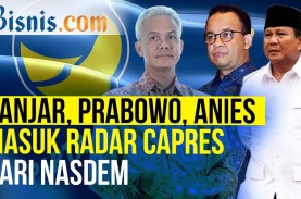 Nasdem Siapkan 3 Nama Capres, Prabowo-Anies Termasuk?