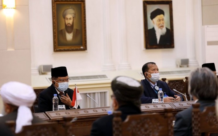 Wapres ke-10 dan ke-12 RI Jusuf Kalla bertemu ulama-ulama membahas rencana perwujudan perdamaian di Afghanistan, Rabu (23/12 - 2020) / Tim Media JK