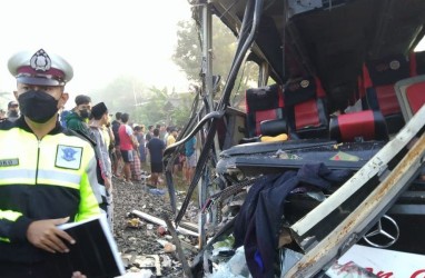 Jasa Raharja Jamin Santunan Korban Bus Tertabrak KA di Tulungagung