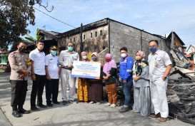 PKT Proaktif Salurkan Bantuan Rp108,5 Juta bagi Korban Kebakaran Loktuan