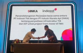 Indosat Ooredoo Hutchison & INKA Bakal Kembangkan Teknologi Kereta Cerdas