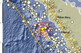 Pusat Gempa Hari Ini di Nias 6,9 SR, BMKG: Guncangan…