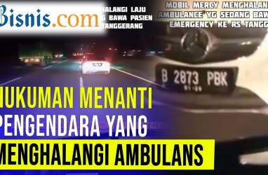 Viral Mobil Mewah Halangi Ambulans, Awas Sanksi Pidananya