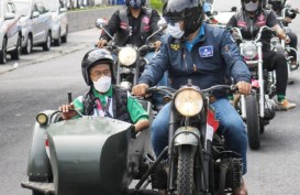 MotoGP Mandalika, Ridwan Kamil Bonceng Legenda Balap Keliling Mataram