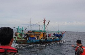 Tiga Kapal Asing Beraktivitas Ilegal di Perairan Batam Diamankan