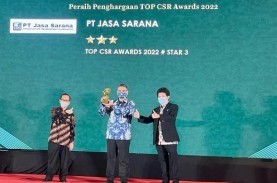 BUMD PT Jasa Sarana Raih Penghargaan TOP CSR Awards…