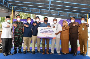 Penuhi Listrik di Pulau Gusung, PKT Proaktif Salurkan Bantuan Genset Senilai Rp240,6 Juta