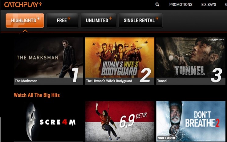 Situs streaming film online CatchPlay