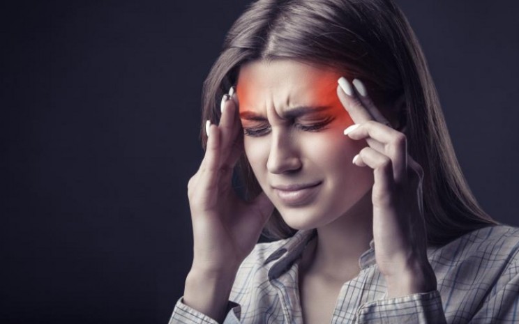 Ilustrasi migrain atau sakit kepala - mims.com