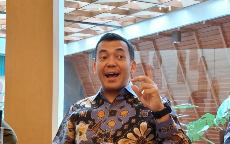 Direktur Utama PT Krakatau Steel (Persero) Tbk. (KRAS) Silmy Karim dalam bincang-bincang bersama wartawan, di Jakarta, Jumat (13/5/2022). - Bisnis/Annisa Kurniasari Saumi