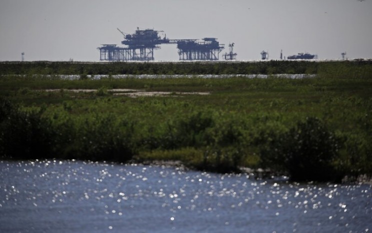 Anjungan minyak di Teluk Meksiko, AS -  Bloomberg