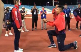 Atlet Vietnam Lamar Kekasih seusai Dapat Medali Emas pada SEA Games 2021