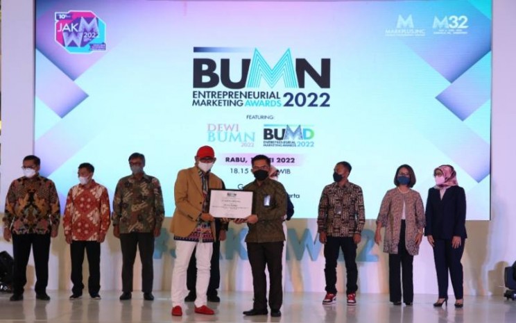 Taspen Raih Pernghargaan BUMN Entrepreneurial Marketing Award 2022