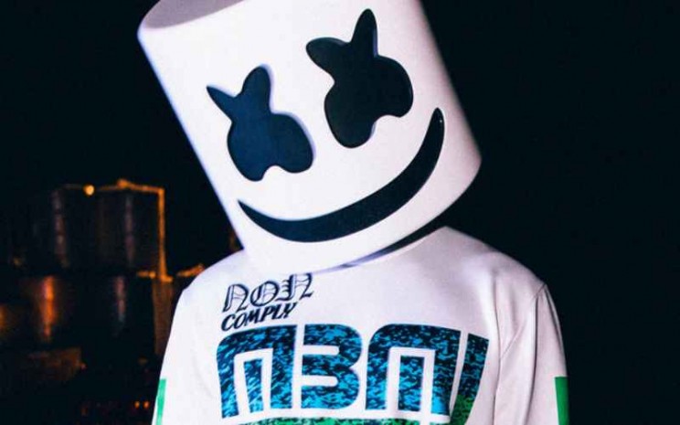 Wajah asli DJ Marshmello terungkap di media sosial - spotify