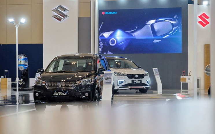 Suzuki meluncurkan varian terbaru Ertiga di Gaikindo Indonesia International Auto Show (GIIAS) 2021.  - SIS