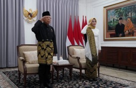 Kenakan Pakaian Adat Melayu, Wapres Ma'ruf Amin Ikuti Upacara Hari Lahir Pancasila