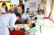 HUT ke-47 Pupuk Kujang, Karyawan dan Direksi Donor Darah untuk Masyarakat