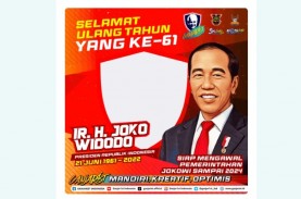 Selamat Ulang Tahun Presiden Jokowi. Yuk, Ucapin Pakai…