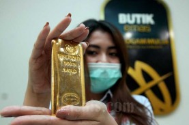 Penjualan Emas Antam ANTM Turun Tipis Jadi 11,05 Ton per Mei 2022