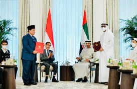 Jokowi dan Presiden MBZ Saksikan Pertukaran Dokumen Kerja Sama Indonesia-UAE CEPA