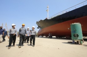 Dok Pantai Lamongan Berhasil Docking Kapal yang Keseribu