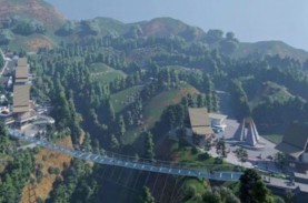 Proyek Jembatan Kaca Pertama di Indonesia Rampung…
