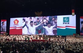 Kompak! Prabowo-Cak Imin Berbalas Pantun di Deklarasi Koalisi Gerindra-PKB