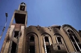 Sebanyak 41 Korban Kebakaran Gereja Koptik Abu Sifin di Mesir Dimakamkan