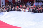Makna Bendera Raksasa dalam Perayaan HUT ke-77 RI di Palembang