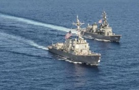 Kapal Perang AS Berlayar di Selat Taiwan, China Siaga