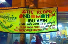 Sate Kelopo Ondomohen Bu Asih, Kuliner Wajib untuk Pelancong Surabaya