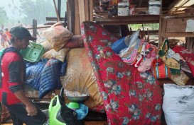 Banjir di Kajai Pasaman Barat, 2 Hunian Sementara Korban Gempa Hanyut
