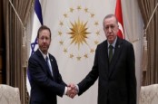 Pertama Kali, Erdogan Bertemu Perdana Menteri Israel Yair Lapid