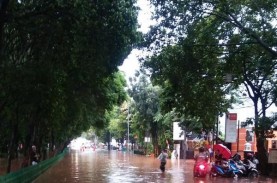 Titik Lokasi Banjir dan Genangan di Jakarta Sore Ini,…