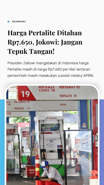 Harga Pertalite Ditahan Rp7.650, Jokowi: Jangan Tepuk Tangan!