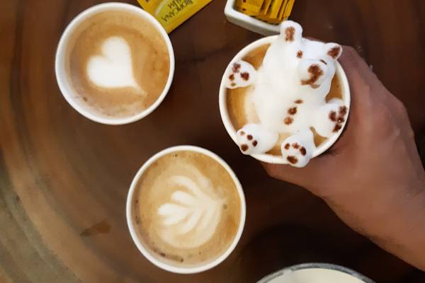 Gambar Kopi Latte Art Denah 