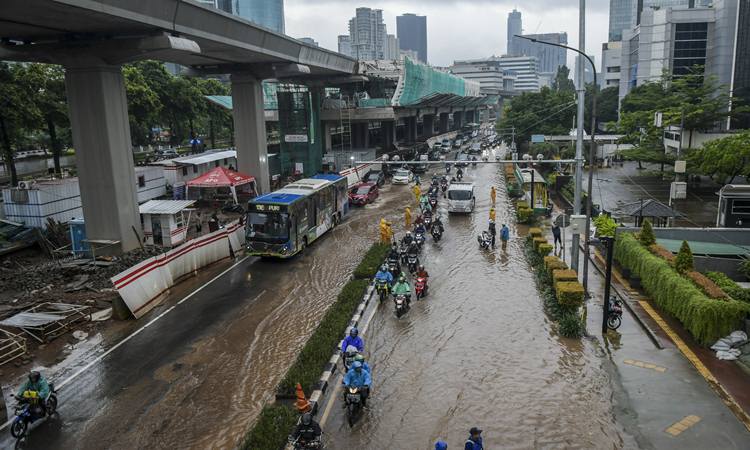 FotoFoto Jakarta Banjir 25 Februari 2020