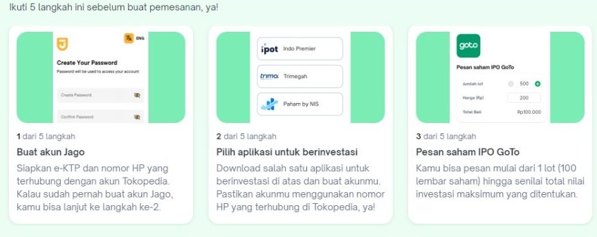 Pengguna Tokopedia Bisa Beli Saham IPO GOTO, Ini Caranya Mudah Dan Cepat